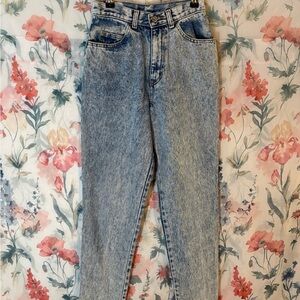 Vintage Classic Blue Acid Wash Women's Jeans